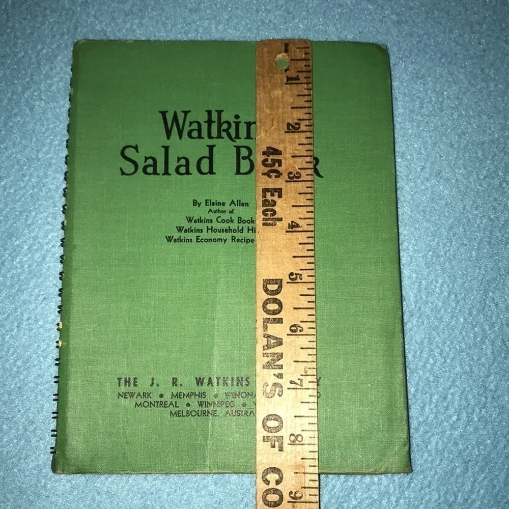 WATKINS Salad Book vintage 1946